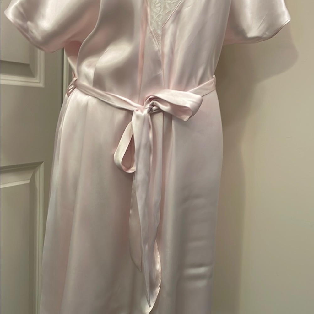 Linea Donatella Pink Sequin Robe Large - Picture 5 of 16